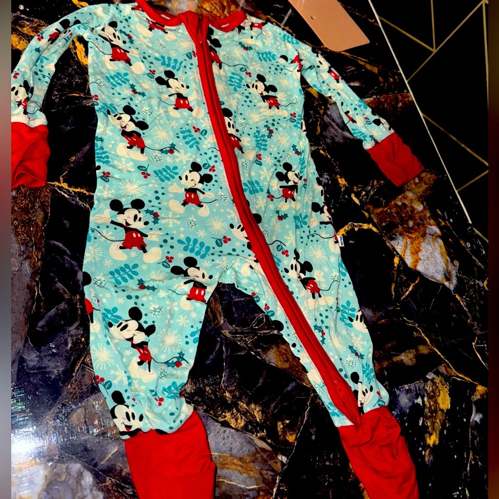 Little Sleepies Mickey winter wonderland